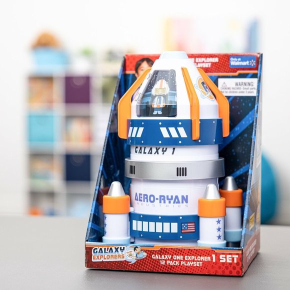 Ryans World Galaxy One Explorer Toy 12 Figure Micro Shuttle Rocket Space… - Picture 5 of 11